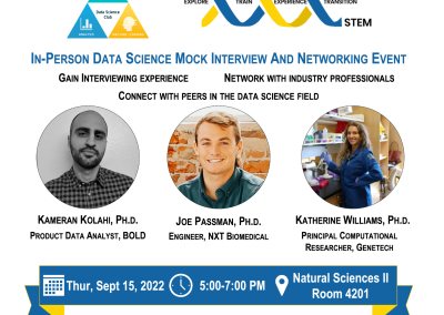 In-person Data Science Mock Interview and Networking Event