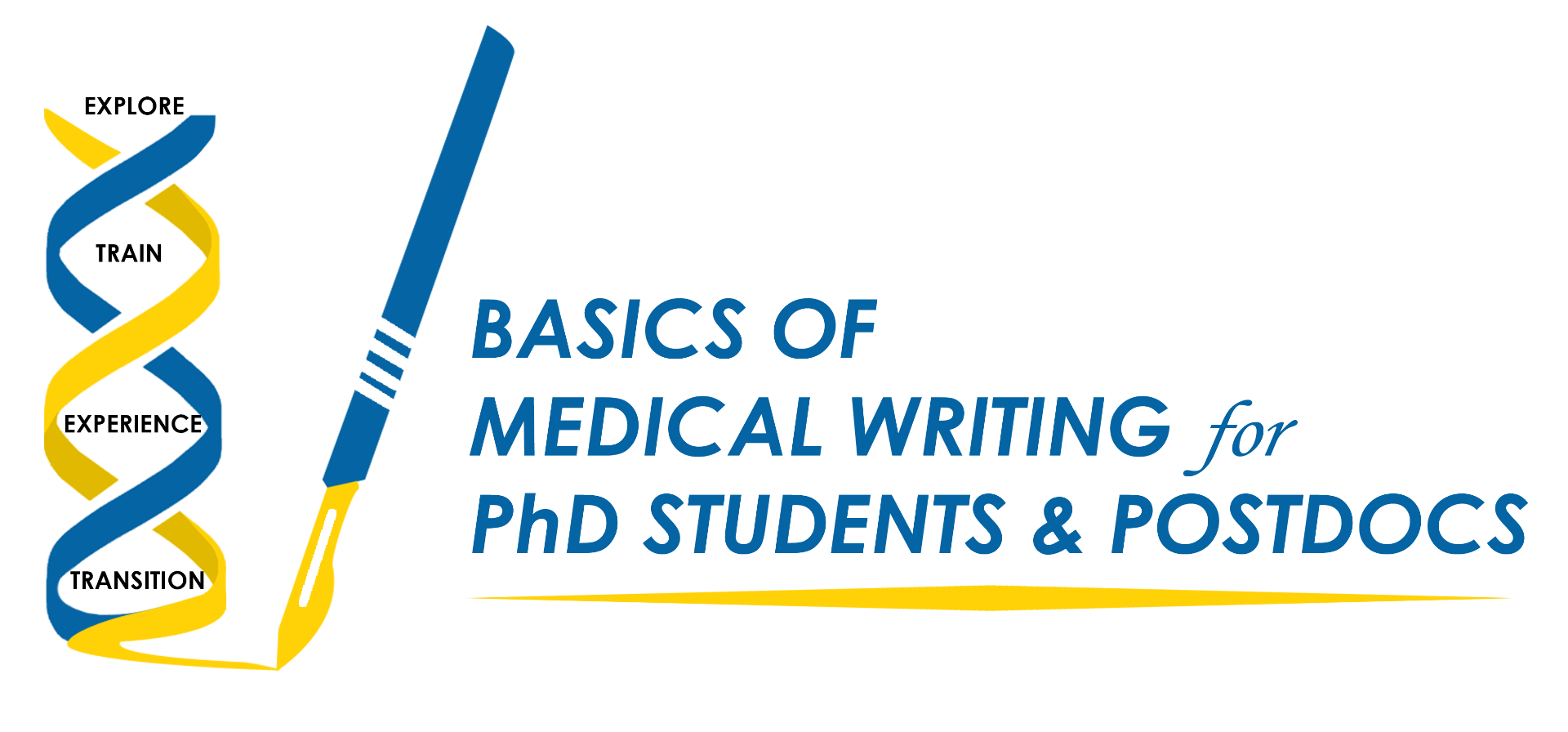 Basics of Medical Writing for PhD and Postdocs Logo