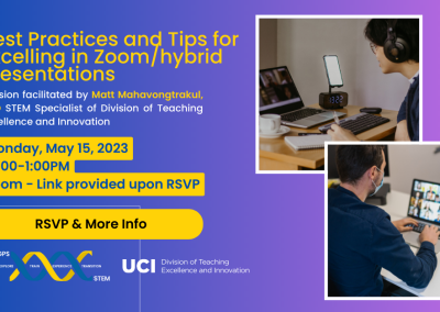 Best Practices and Tips for Excelling in Zoom/hybrid Presentations