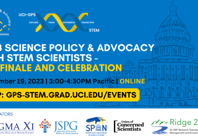 2023 Science Policy & Advocacy with STEM Scientists – The Finale and Celebration