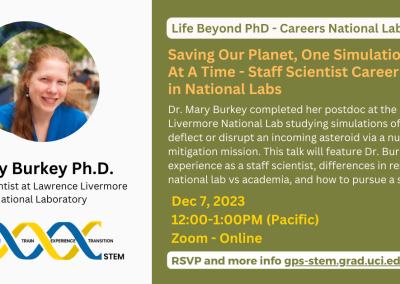 Saving Our Planet, One Simulation At A Time – Staff Scientist Career in National Labs