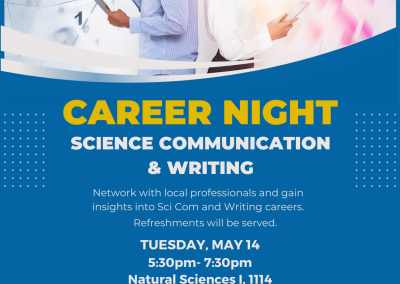 Career Night: Science Communication & Writing